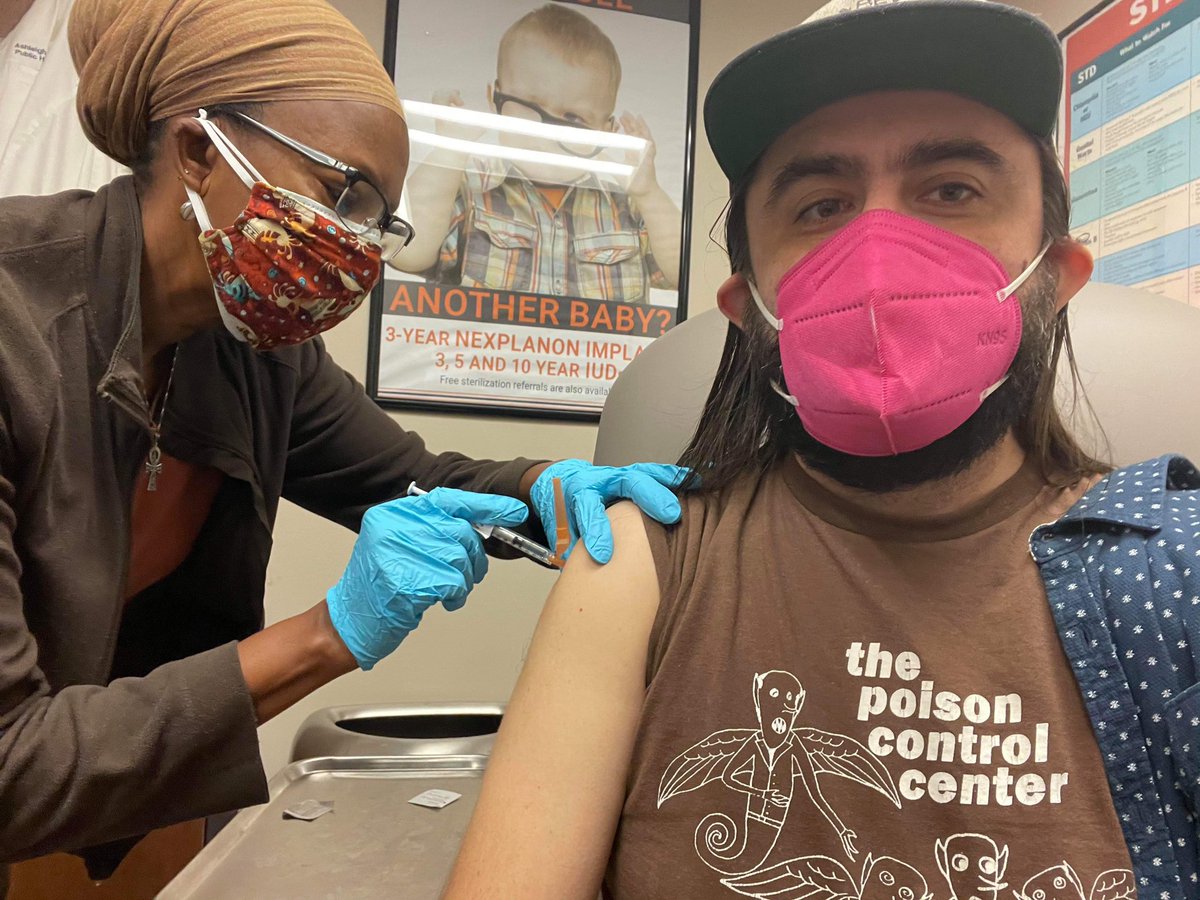 Get vaccinated and a booster to! Keep the rock alive