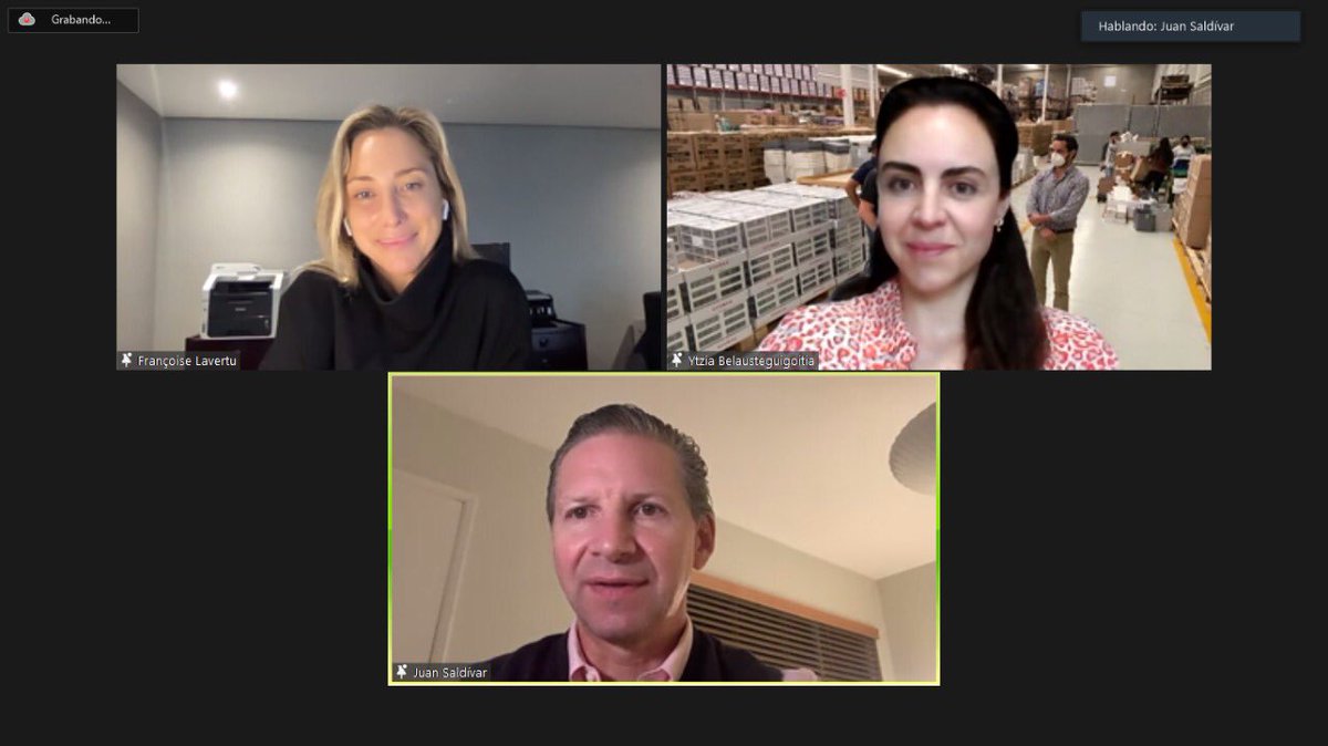 ¡Estamos comenzando y la conversación pinta fenomenal!#WakeUpSpeakerSeries      Francoise Lavertu -South View Studio-🧢👙🧤🧣👗👚
Ytzia Belausteguigoitia <a href="/TroquerMX/">Troquer México</a> 

#MujeresTransformandoElMundo
<a href="/EpicLabITAM/">EPIC Lab ITAM</a> 🚀
<a href="/ITAM_mx/">ITAM</a> <a href="/ExITAM/">ExITAM</a> 📚<a href="/IngenieriaITAM/">Ingeniería ITAM</a> ⚙️