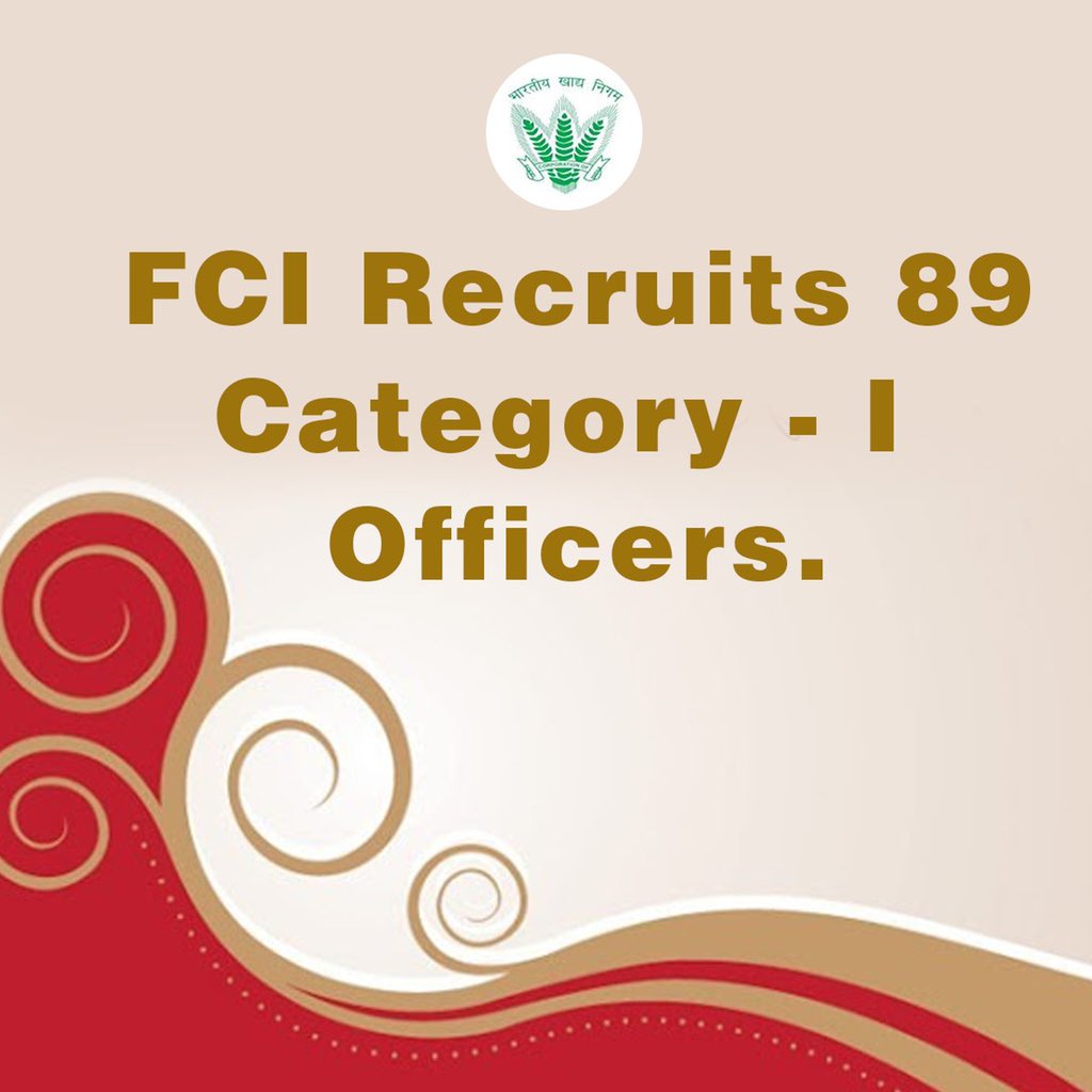 FCI_India's tweet photo. #FCI declared results for selection of 89 category - I officers.

https://t.co/VuGlz97QRO

@PiyushGoyalOffc @PIB_India @Secretary_DFPD @fooddeptgoi https://t.co/ECTZv4XUpn