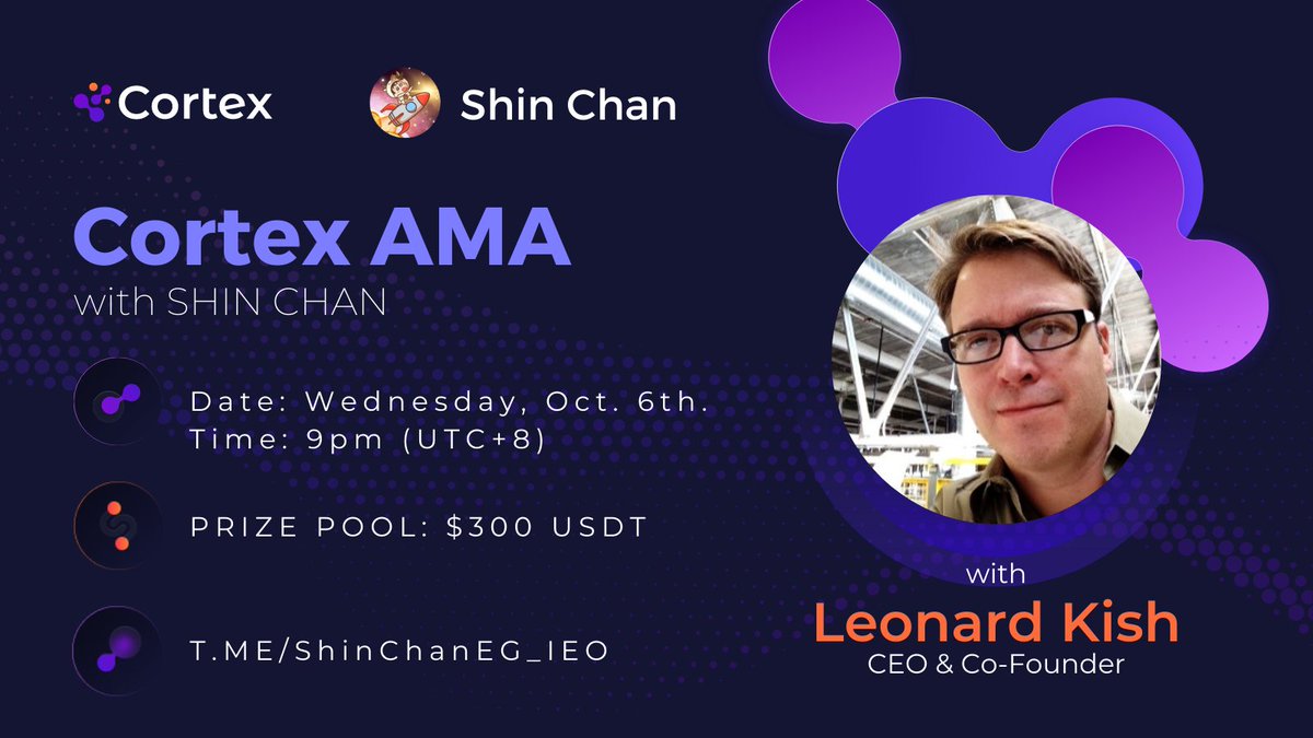 crtx_io's tweet photo. 🚨AMA with Shin Chan now live🚨
👉https://t.co/RKP6Q7gDL3
#AMA #CortexApp #crypto #cryptocurrency https://t.co/aQgOQp9civ