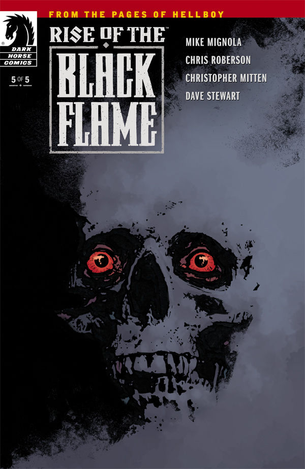 Capa de Rise Of The Black Flame #5 

#RiseOfTheBlackFlame #Hellboy #MikeMignola #ChrisRoberson #ChristopherMitten #DaveStewart #DarkHorseComics