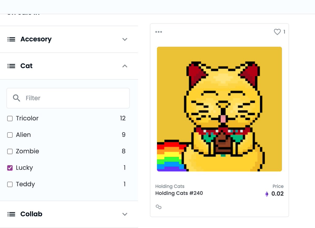 HoldingCatsNFT's tweet photo. Did you know that there is only one lucky cat out of 330 Holding Cats??👀🔥

Would you buy it? 😼

#NFTCommunity #NFTs #NFTartist #NFTcollection #NFTcollectibles #cryptoart #NFT #nftcollector #polygonNFT #OpenSeaNFT https://t.co/ylbUhBFeBb