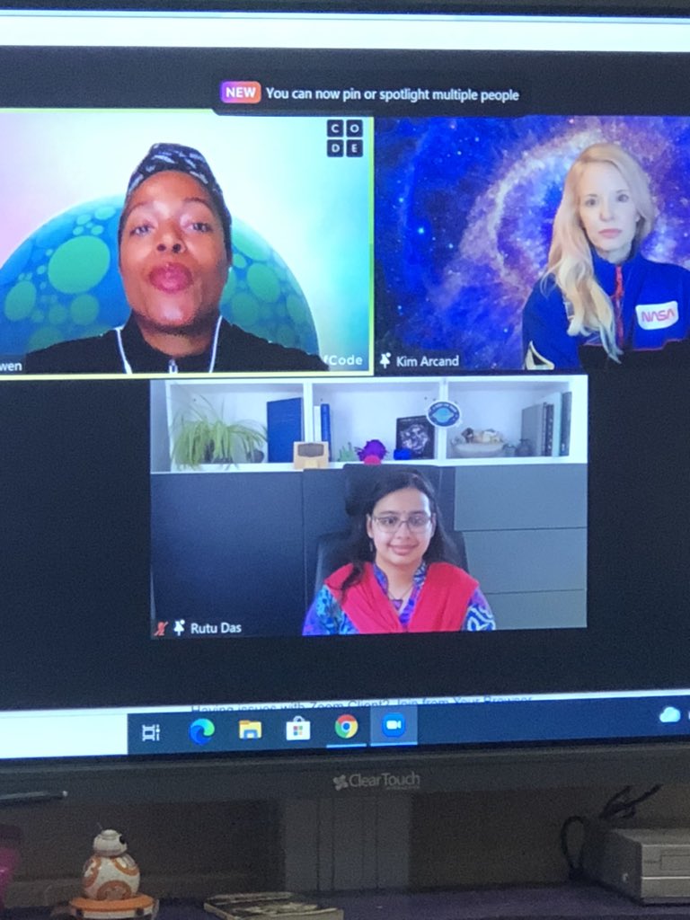 Building Models of the Universe: CS Journey Chat with Kim Arcand &amp; Rutu Das “Dreaming is good…and can change” “Be willing to learn new things” “Coding was a key that unlocked my universe” “It’s okay to fail” <a href="/codeorg/">Code.org</a> <a href="/CSforAllTchrs/">(Formerly) CS for All Teachers / CS@AIR</a> <a href="/CS4GA/">CS4GA</a> <a href="/ShilohPointES/">Shiloh Point Elem</a>