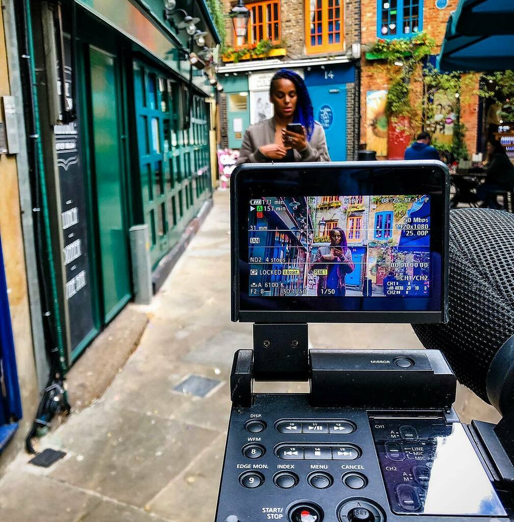 lucyhedges's tweet photo. Concentration face 🎥 #bbctravelshow #nealsyard #coventgarden #workworkwerk #cameready https://t.co/mjy3mwom8B