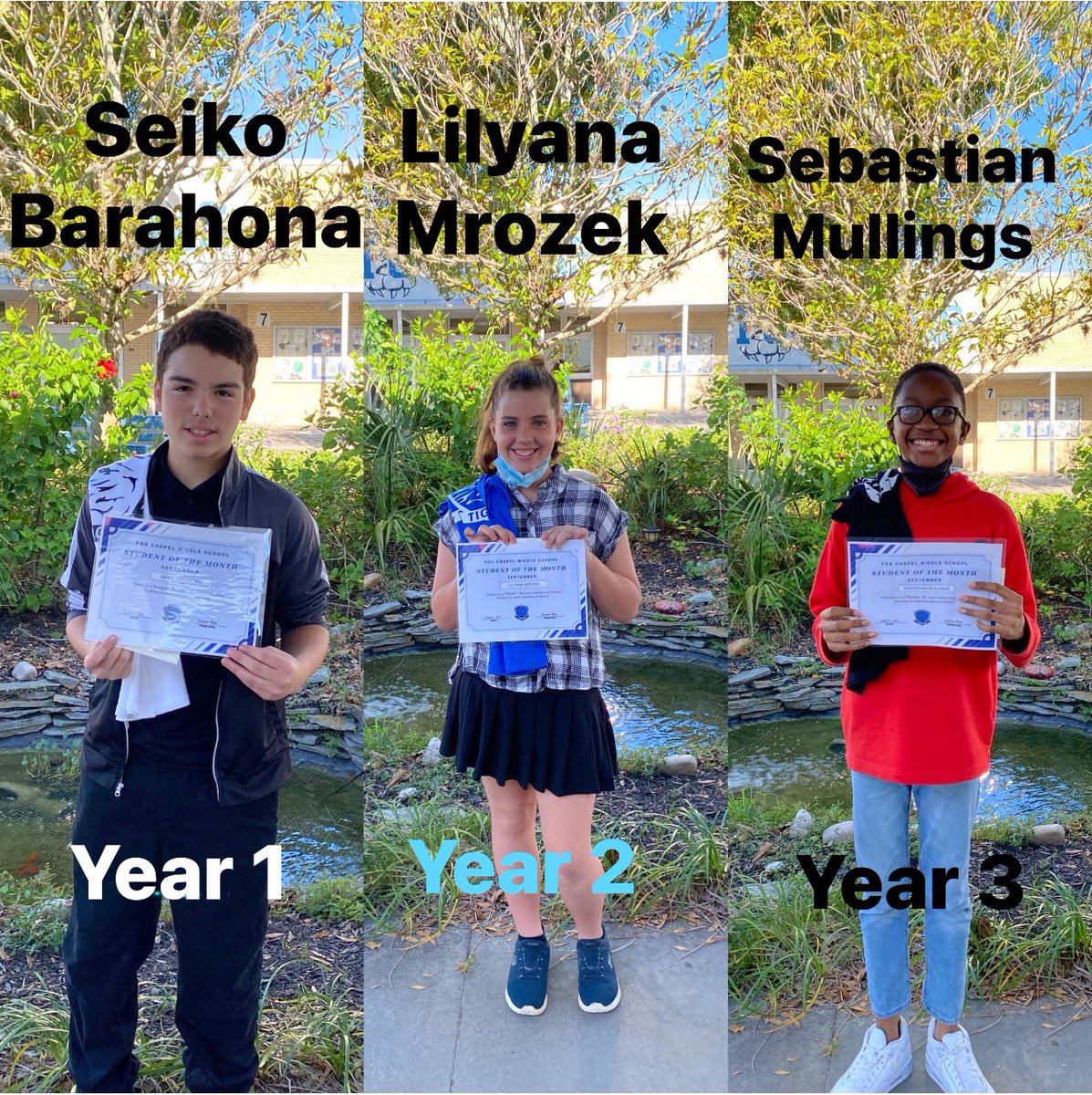 FoxChapelTigers's tweet photo. September Students of the Month #knowledgable #IB #learnerprofile https://t.co/N99P1L8mwZ