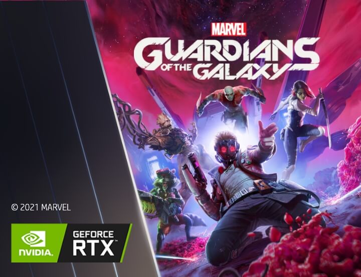 RETTE DAS UNIVERSUM
KAUFEN SIE AUSGEWÄHLTE GEFORCE RTX™ 30 SERIEN,
ERHALTEN SIE MARVEL'S GUARDIANS OF THE GALAXY*.
bit.ly/3iuDP4b

*Gilt für ausgewählte Computersysteme. Es gelten die allg. Geschäftsbedingungen.