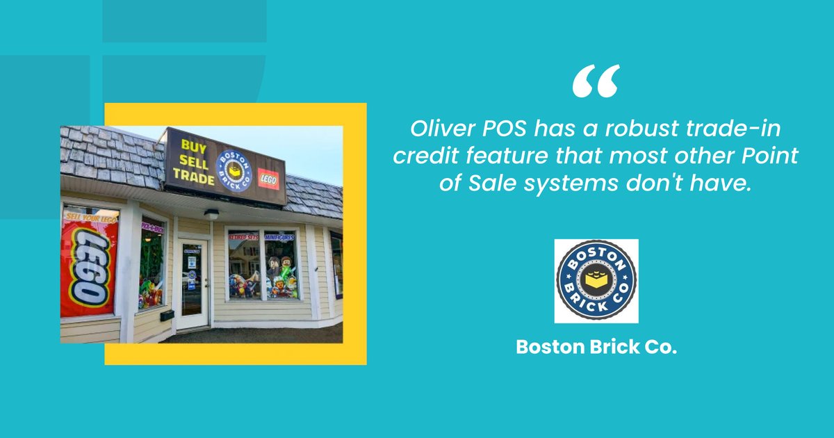 Did you know that Oliver POS has a store credit feature? 

Take it from our customer at Boston Brick Co. – it allows him to run his LEGO store more efficientl

#StoreCredit #GetOliverPOS #eCommerce #WooCommerce #WordPress