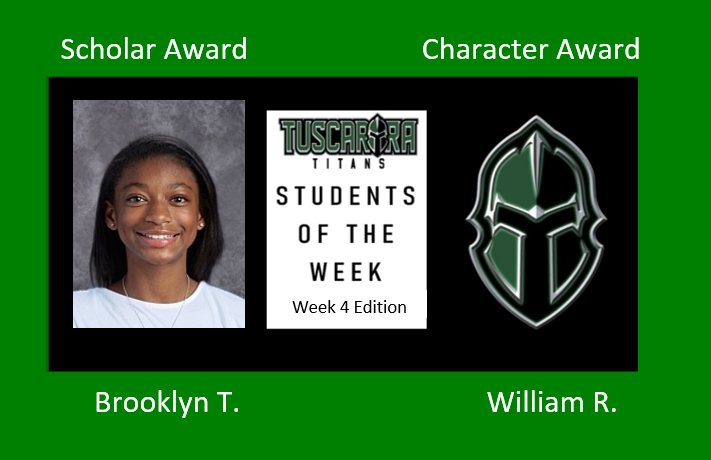 Titans_week's tweet photo. Congratulations to our Week 4 Students of the Week!

💫 Brooklyn works hard in Algebra 1 &amp; is helps others in class!”

💫 “William has become an “ambassador” to others &amp;  is empathetic, kind, and hard working!”

Super examples being set by these awesome THS students! Kudos! https://t.co/RGLVnDmdJG