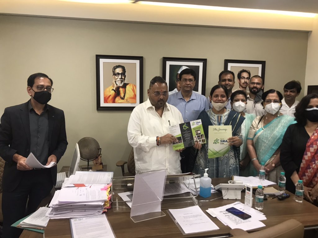 alpanaS16's tweet photo. We the parents &amp; patients @curesmaindia are supremely grateful to @RandhirSawarka1 for d kindness and compassion shown towards @NileshS30146997 and our children suffering from #SpinalMuscularAtrophy We r hopeful 4 positive outcome of the Multi stakeholders meeting called today https://t.co/UaUESZXqTD