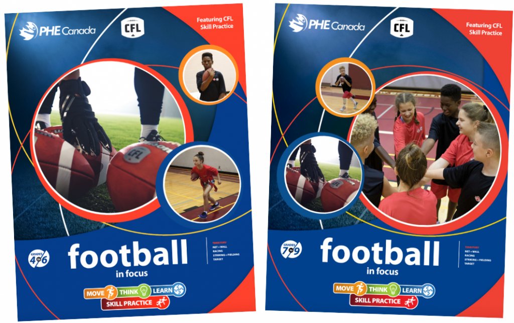 PHECanada's tweet photo. PHE Canada and the @CFL have partnered to develop #MoveThinkLearn Football in Focus Featuring CFL Skill Practice resources for grades 4-6 and grades 7-9. The resource for grades K-3 is also in production. 🏈👊🙋‍♀️

Check them out and download for free: https://t.co/uKcMxJ6hrV https://t.co/Xe9PLWUYIW