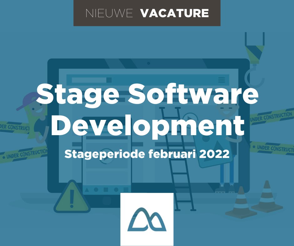 Voor de stageperiode vanaf februari 2022 zoeken wij een stagiair/stagiaire software development. Ga jij afstuderen op het MBO of zoek je voor je 3e/4e jaar op het HBO een stage als software developer? 🔎
Solliciteer dan direct via 👉bit.ly/3Bj8icD