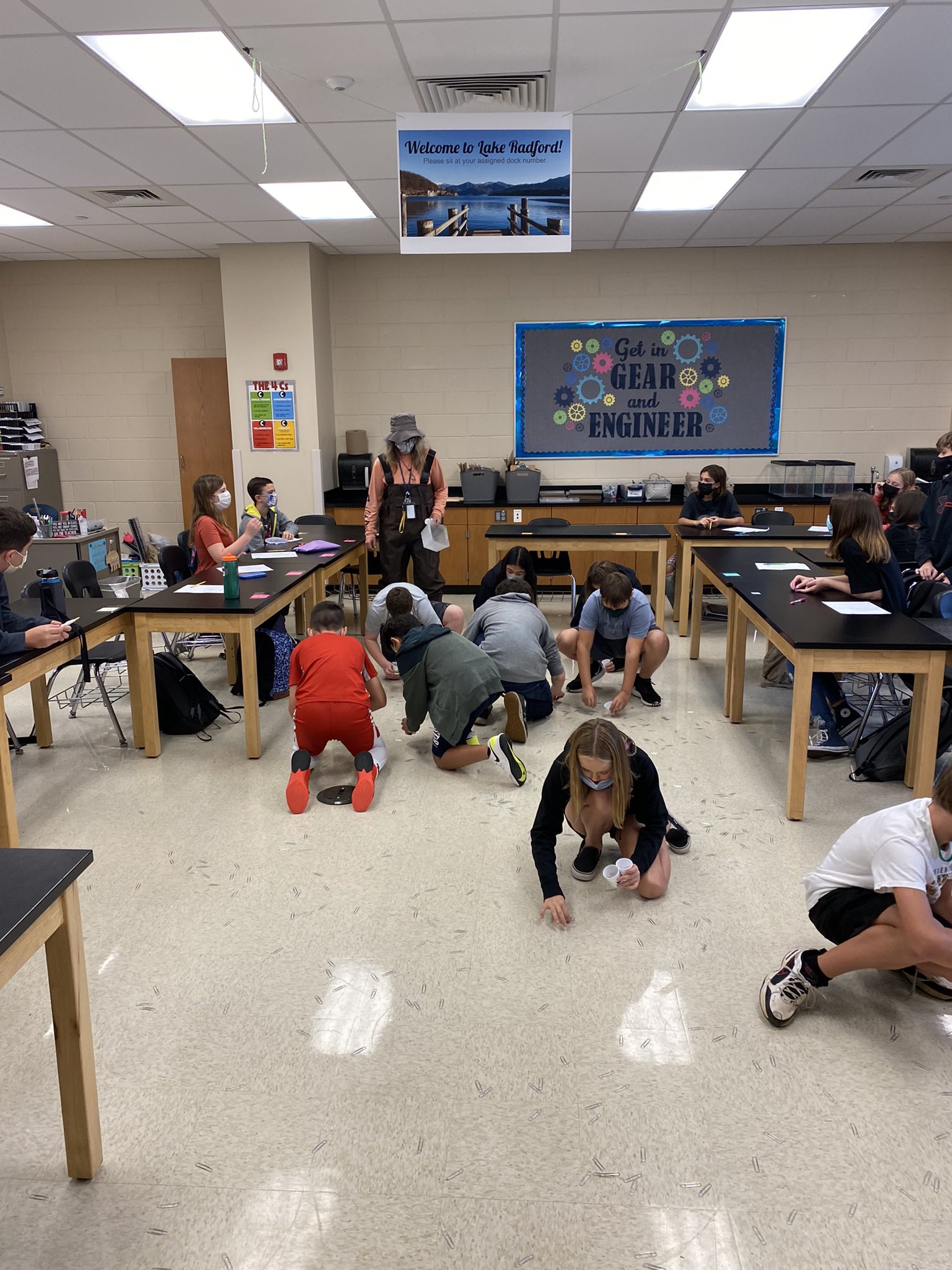 Chris Hynes on Twitter: "How are engineering, technology, science and  society interconnected? Leave it to Ms. Radford's STEM fishing simulation  to represent feeding a growing population. Great learning environment and a  great