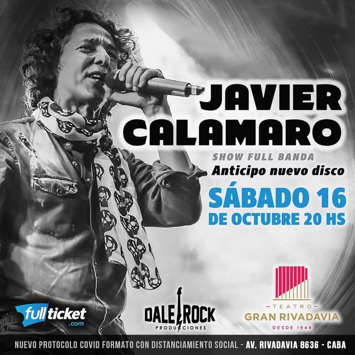 <a href="/JavierCalamaro/">Javier Calamaro</a>  Anticipa su nuevo disco El Regalo con un show en el Teatro <a href="/GranRivadavia/">Teatro GranRivadavia</a> 

El Próximo 16 de Octubre desde las 20hs
Música, entradas y toda la info!!! 👇👇
cambiodehabitofm.com.ar/entretenimient… 

<a href="/ay_musica/">ay musica</a> @gabysisti📢📢
#JavierCalamaro #Calamaro #Musica #music #Radio #cdhFm