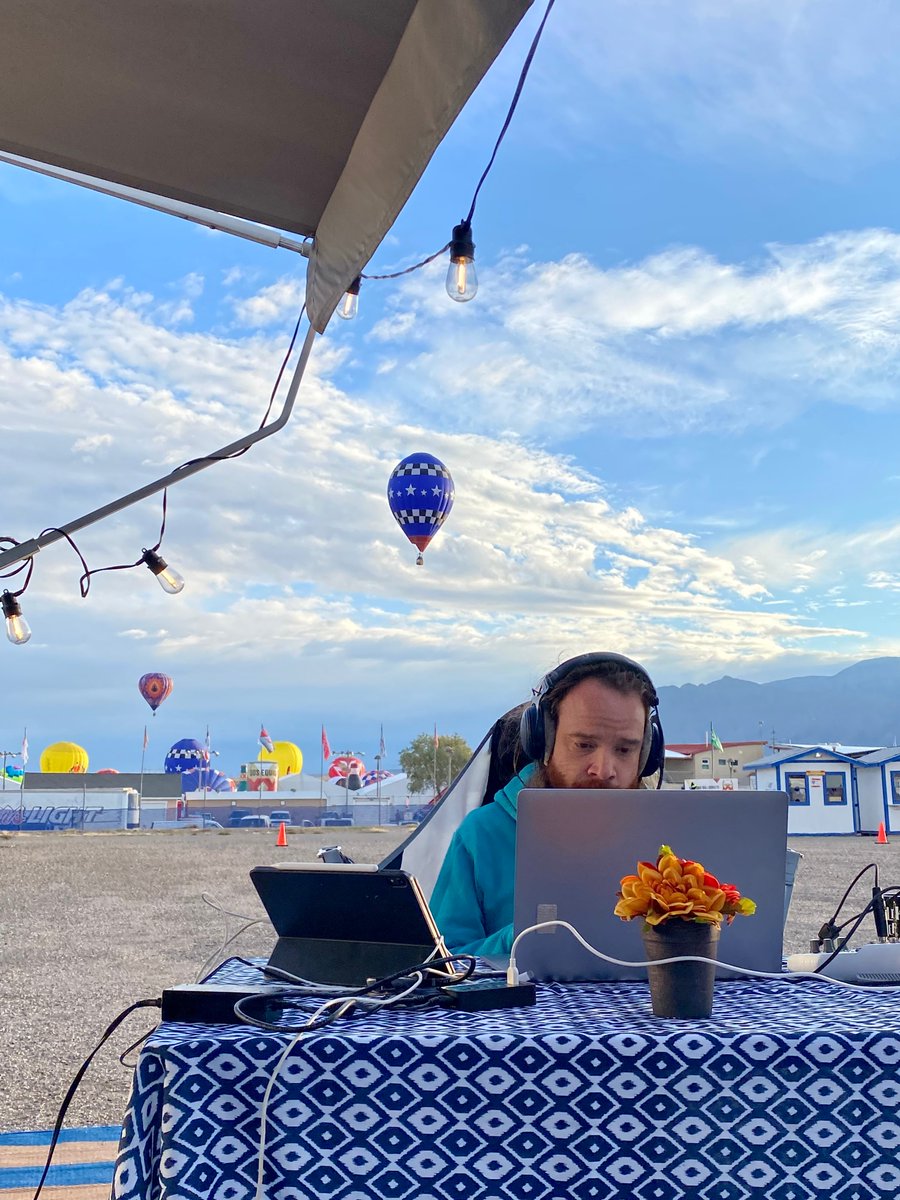 Hey <a href="/drupalcon/">DrupalCon Chicago 2026</a>/<a href="/DrupalConEur/">DrupalCon Rotterdam 2026</a> y'all catching <a href="/Schnitzel/">Michael Schmid ⚡️</a> on the <a href="/amazeeio/">amazee.io</a> / <a href="/google/">Google</a> session? Some distracting background! haha #WorkAnywhere #BalloonFiesta