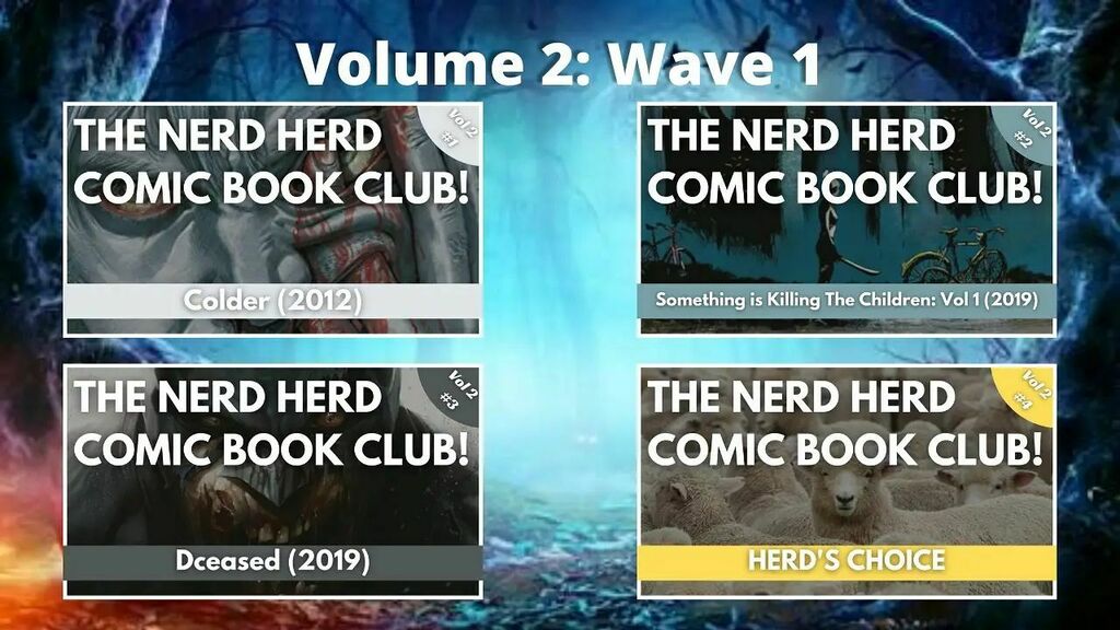 Volume 2: Wave 1 (Horror Month) begins tonight! All shows are available on YouTube to set your reminders!

#horrorcomic #thenerdherd #nerdherd #comicbooks #comicsoninstagram #comics #podcasts #podcastersofinstagram #podcast #bookclubsofinstagram #bookstagramuk  #bookcommunit…