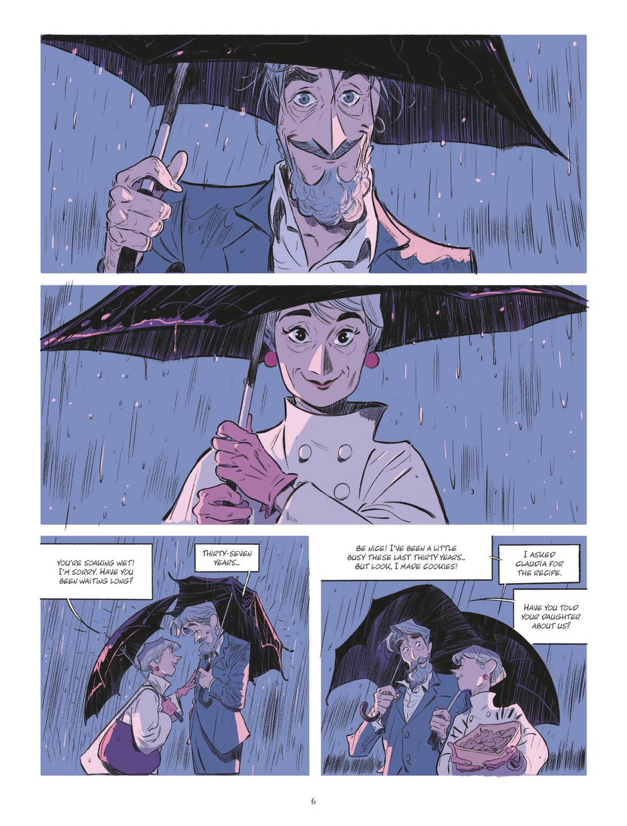 ComicsJournal's tweet photo. Aug Stone @augstone reviews Always Never, the Europe Comics digital translated release of an album by Spanish cartoonist Jordi Lafebre that tells a story of romance (and municipal projects) in reverse chronological order. https://t.co/sonn6ki0Dd https://t.co/pq9hhKzldY