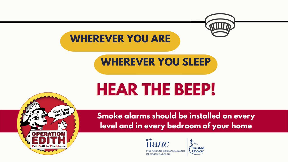 TheBigI_NC's tweet photo. According to the @NFPA almost 3 of every 5 fatal home fires occurred in homes with no smoke alarms.

Smoke detectors should be installed on every level and in every bedroom of your home. Learn more at https://t.co/d4iZPfaddK https://t.co/U57QmAIYSQ