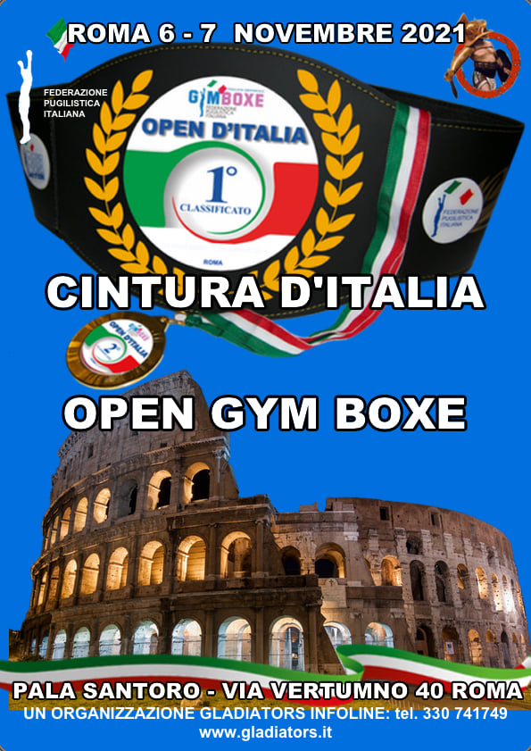 FPIBoxe's tweet photo. 🥊 🏆 OPEN d'Italia Gym Boxe 2021
🏟 PalaSantoro
📌  Roma 
📆 6-7 Nov. 
🇮🇹🥊 INFO PARTECIPAZIONE 
➡️  https://t.co/5u6JulkwjZ
#PUGILATO #GYMBOXE #AMATORIALE https://t.co/kv8R959wfh