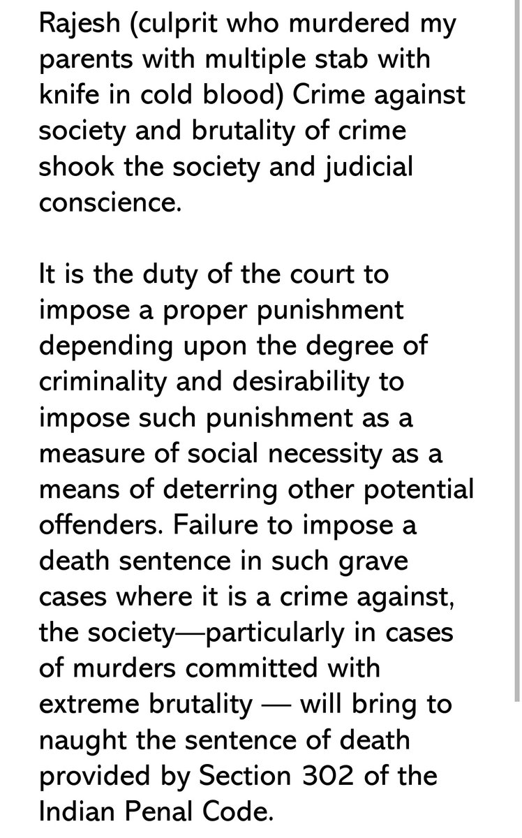 ERPUNEET507's tweet photo. Please find attached my request to give Rajesh capital punishment for the act of extreme brutality.

@PMOIndia @cmohry @anilvijminister @igkarnal @IPS_HRY96 @DGPHaryana @iaspradeephry @lokender_IPS @police_kaithal @police_haryana @SCofInd https://t.co/179h3nGYqr