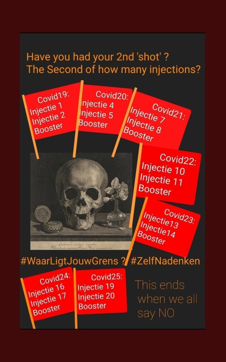OliviaP28146643's tweet photo. @SabinaWalker18 #HowManyBoostersForFreedom ?
#NoVaccinePassportsAnywhere
#QRgaatTochVeelTeVer !!! https://t.co/ecOsXR4KT9