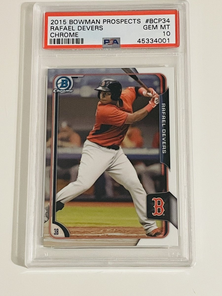 TimDiamondCards's tweet image. Devers PSA 10 $80 shipped