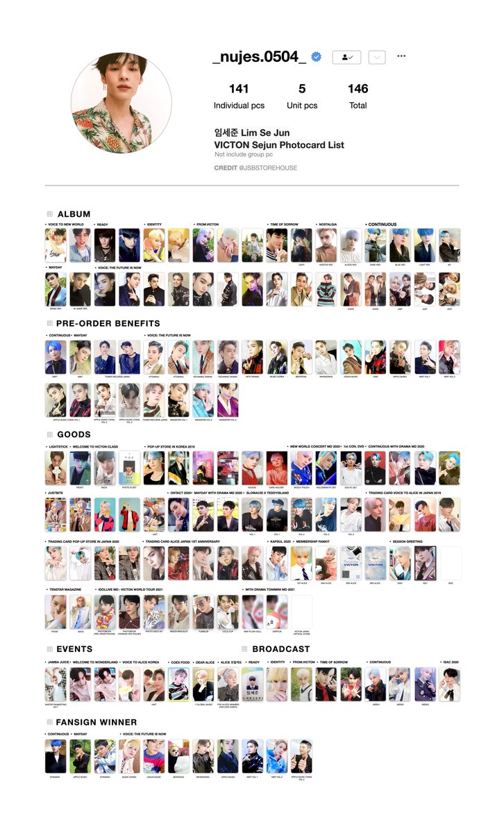 JSBstorehouse's tweet photo. Thread victon photocard list / template 
——
🗓 update  Oct 6, 2021  
 
🧸 ; https://t.co/yCs88MJ9no

🏷 #빅톤 #임세준 #세준 #허찬
#강승식 #승식 #SEJUN #HEOCHAN #CHAN #SEUNGSIK #VICTON seungsik heo chan sejun   byungchan hanse jung subin pc lists https://t.co/zCbdJGZKMt