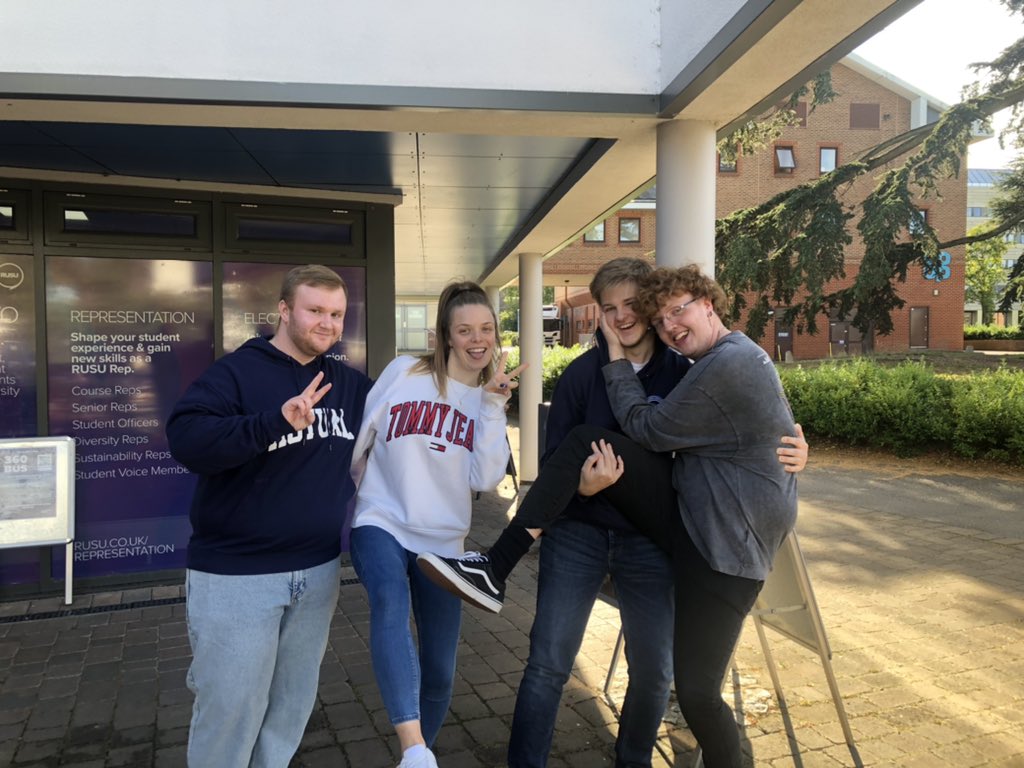 rdgpolsoc's tweet photo. We have a full committee! Welcome to the 2021/22 committee! President (Daisy), VP (Rhys), Welfare (Drew) and Treasurer (Dom) https://t.co/z6MfgDZ3dr
