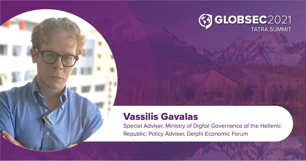 GLOBSEC's tweet photo. The last #TSYP speaker is Vassilis Gavalas. Having worked across the #EU and Greece’s government institutions and leading think tanks, he will contribute to the discussions on matters of #digital #governance
➡️ More information: https://t.co/lR0A85mgYl
📆 8 - 10 October 2021 https://t.co/LrbgrCTYho