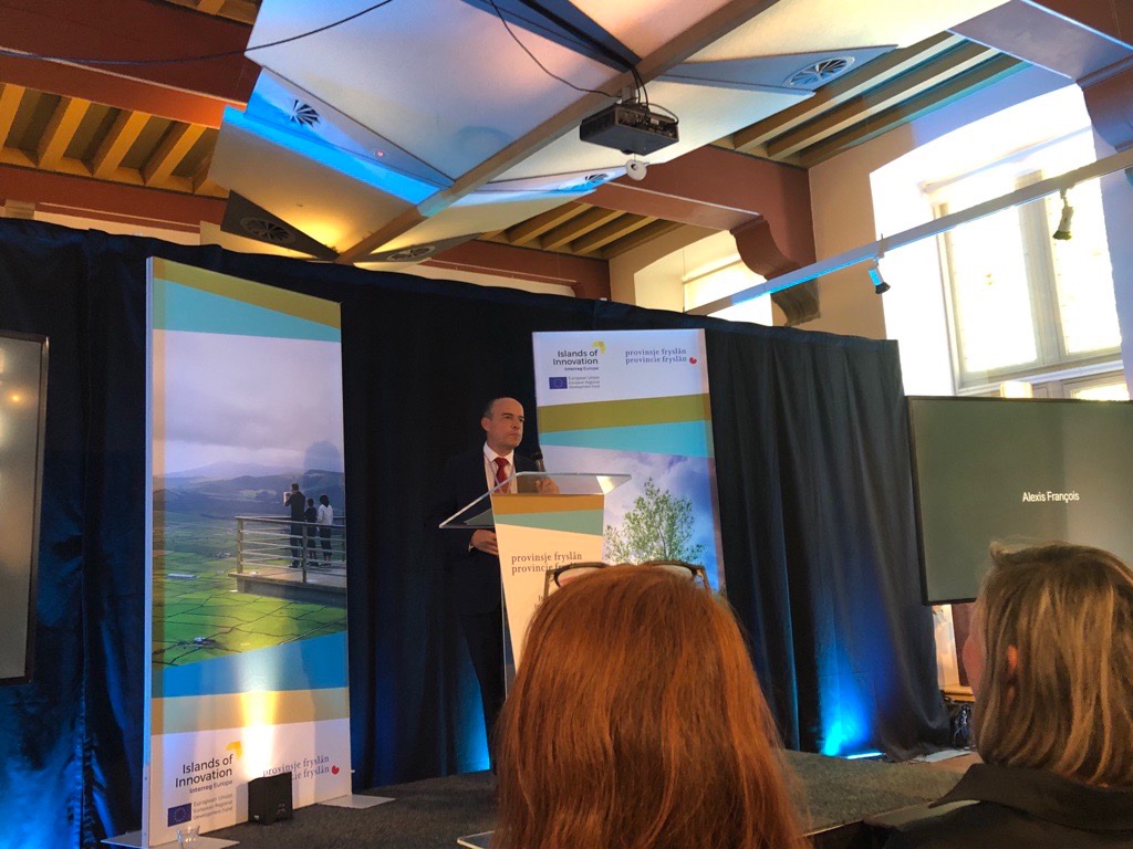 The Regional Under Secretary of The Presidency of the Government of the Azores, Pedro Faria e Castro, announces the extension of the Islands of Innovation Project. <a href="/Islandsofinnov7/">Islandsofinnovation</a> <a href="/interregeurope/">Interreg Europe</a>