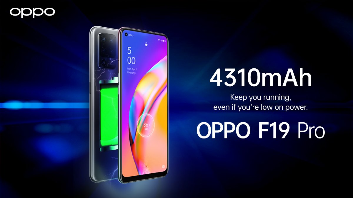 OPPOSriLanka's tweet photo. OPPO F19 Pro is available with Super Nighttime Standby to keep you running, even if you’re low on power with its 4310mAh battery.
OPPO F19 Pro | Rs. 69,990
#OPPOF19Pro #FunWithEveryShoot https://t.co/NTj4x418Fr