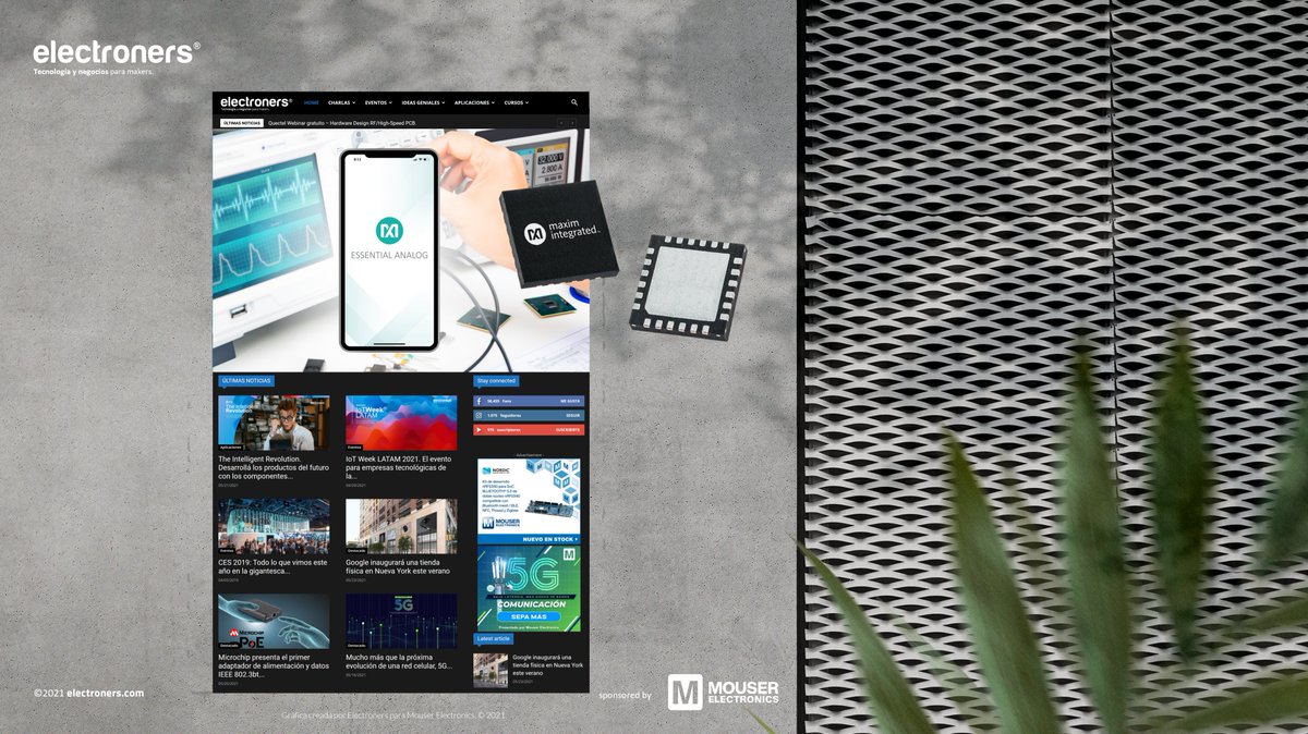 mcelive's tweet image. No te pierdas este lanzamiento en Mouser Electronics  Maxim Integrated MAX17701 Supercapacitor Charger Controller: mouser.com/new/maxim-inte…