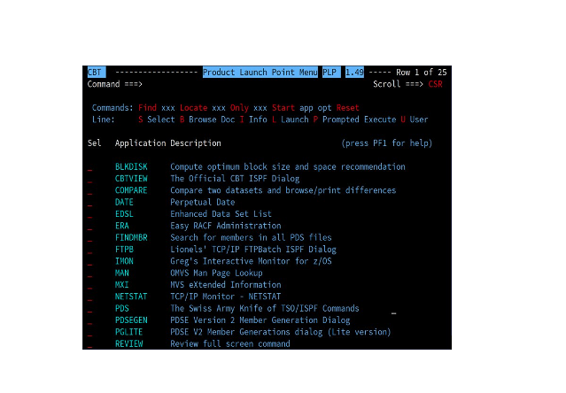 OpenMFProject's tweet photo. PLP was developed in early 2000 as a result of consolidating multiple data centers, which had their own set of ISPF menus for the various @IBM #ISV & inhouse apps. Learn more in this #blog by Lionel Dyck, #CBTTape contributor: https://t.co/gFSIdJLoXY @Openmfproject #mainframes https://t.co/RpIlol34DZ
