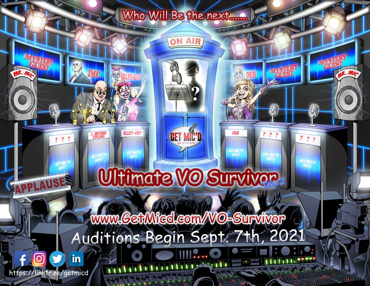 Get_Micd's tweet photo. This is it - Over 700 auditions, 25,000 views, thousands of audience votes - The World Is Watching - and there is still time to win. New Prizes Added! - https://t.co/7DmMUhQ53p #GetMicd #UltimateVOSurvivor #UVOS #voiceover #voiceacting #voicethis #voicecompetition https://t.co/R8ocxiqGY9