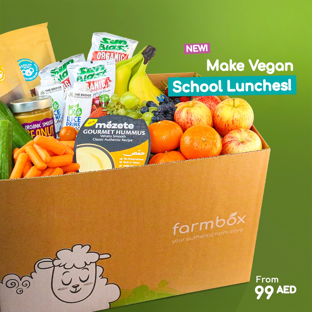 Based on popular demand, we're now offering a vegan option for our School Lunch Boxes 🌱📦

Nutritious and delicious vegan school lunches made easier with our Vegan Boxes! 

Head to the link to place your order now! 💚

l8r.it/jIdr

#LunchTips #HealthyIdeas #Farmbox