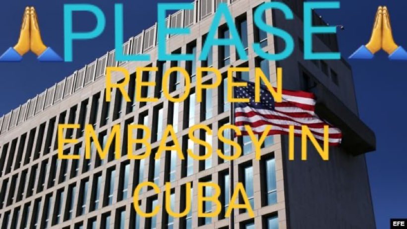 linacurbelo's tweet photo. Mr. President @POTUS you promised in your electoral campaign to help reestablish the #CFRP and activate the Consular services in Havana, because you do not keep your promises. Don't let more families continue to suffer #ConsularServicesInCuba @StateDept @SecMayorkas @SecBlinken https://t.co/T6nSeybxp4