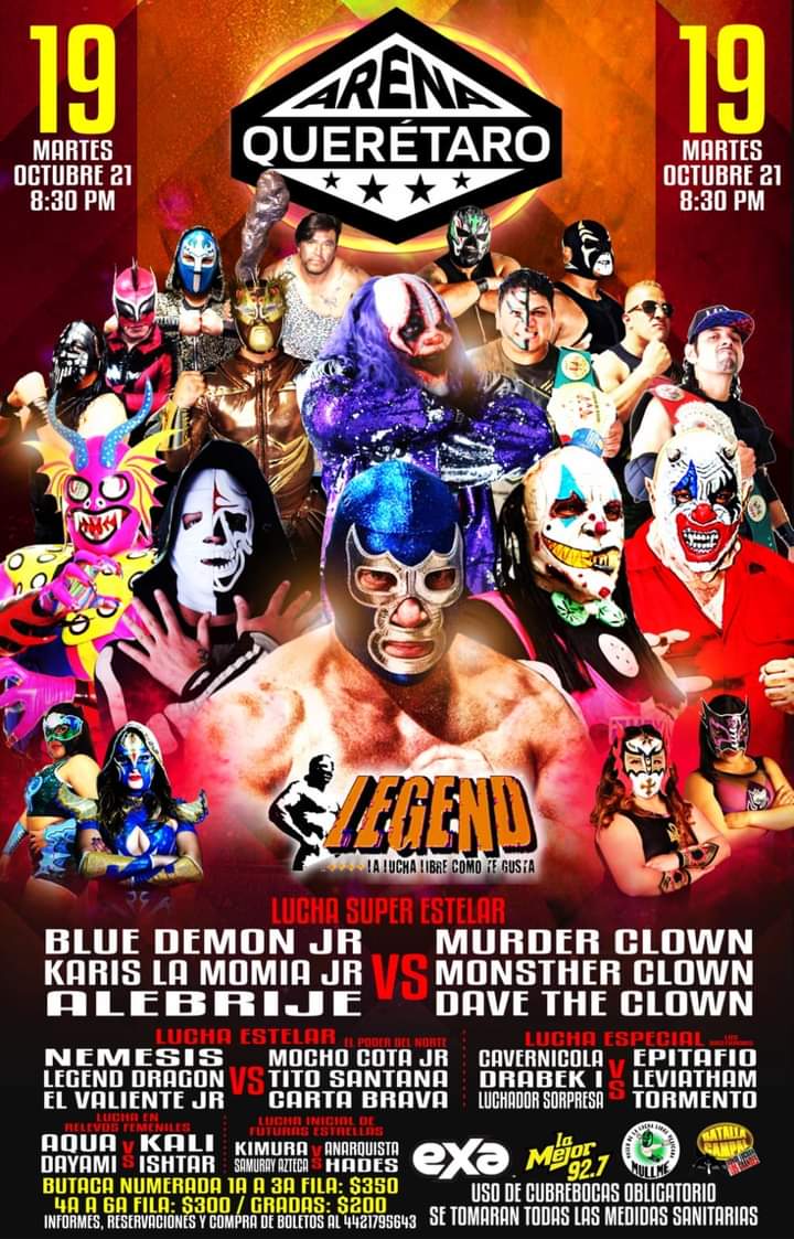 19 de octubre arena queretaro 🤠