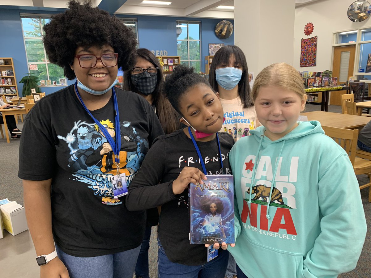 We are having the most amazing magical experience checking these books out to students. Thank you <a href="/bbalston/"></a>