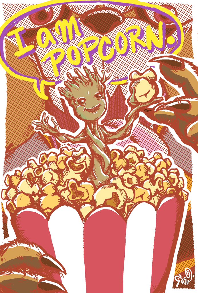 isshiryou's tweet photo. 【MARVELwithPOPCORN】
「I am POPCORN .」(グルート)
#GROOT
#dancinggroot #guardiansofthegalaxy #marvel #グルート #rocketraccoon
@JamesGunn https://t.co/ZUTRcbfekf