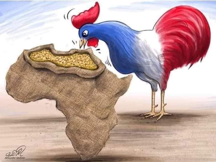 FIRASEMRA's tweet image. استغلال فرنسا لخيرات إفريقيا...
عمل إبداعي جديد للفنان المغربي المبدع عبد الغني الدهدوه..