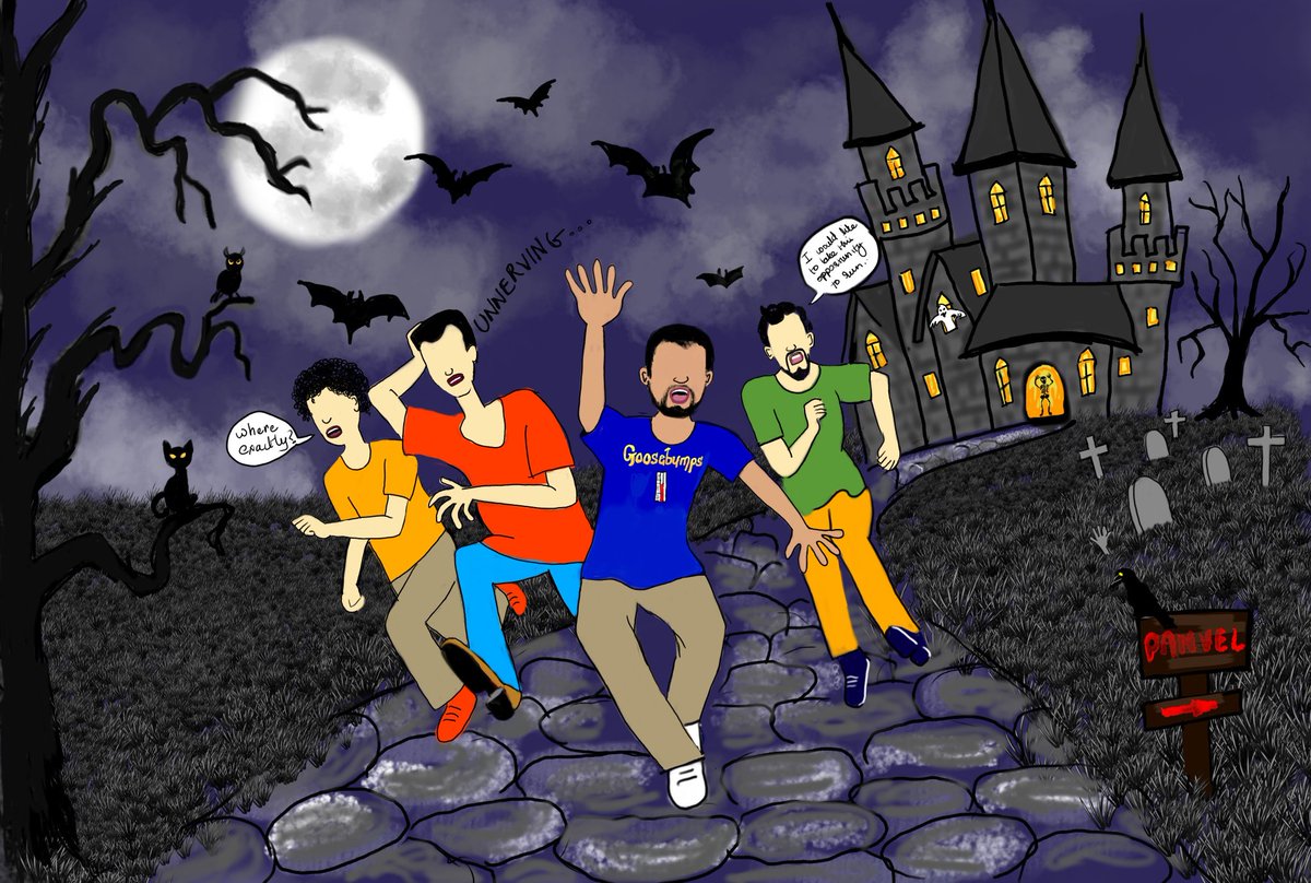 Fanart for Ghost Stories session by @HoeZaay
@CyrilDabs @CyrusSahukar
#digitalart #spooky #ghoststories #halloween