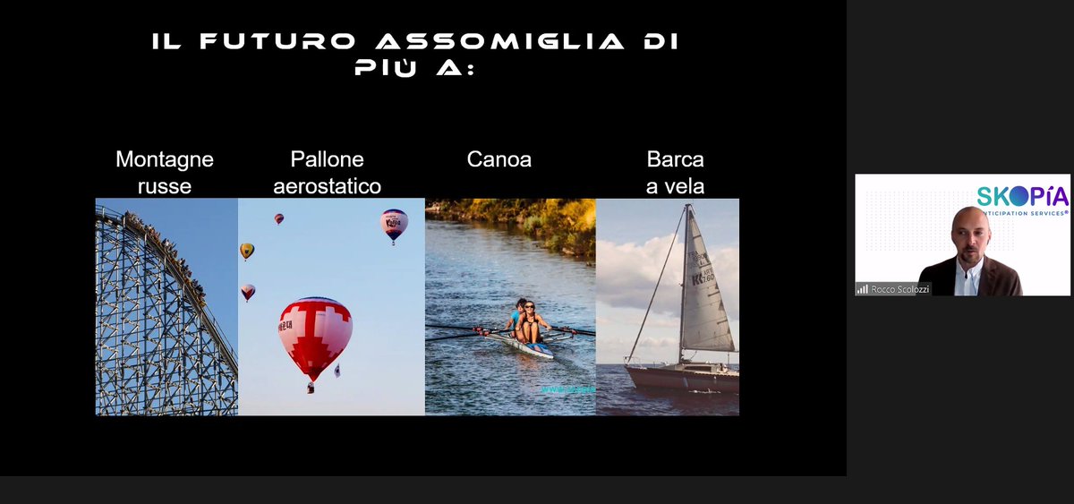 NiukoIK's tweet photo. "Anche le aziende devono dotarsi di una libreria dei futuri possibili per intercettare le possibili sorprese. Il futuro non è prevedibile, ma è condizionabile". Rocco Scolozzi in apertura della prima tappa di #mapsforfuture https://t.co/cLuAhV4Tlx