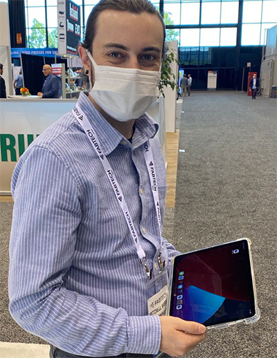 simpacamerica's tweet photo. Check out #STAMPINGjournal’s article below to get a glimpse of #SIMPAC’s #XR Tool – an #extendedreality #solution for #metalforming & #stamping practices!
https://t.co/REcu9DM0lp
#ElmParkLabs #SIMPACpress #PressManufacturer #Presses #PressSystems #Technology #IIOT #Industry40 https://t.co/g3f5dne1Ba
