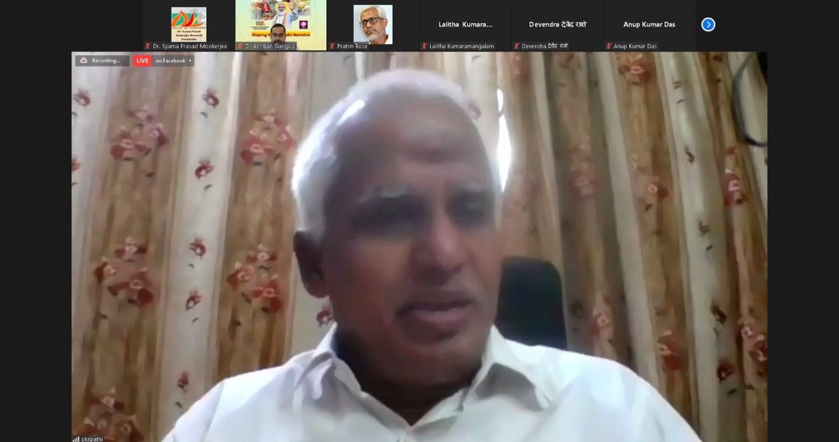 spmrfoundation's tweet photo. Shri @pkspathi (Director, Indian Economic &amp; Cultural Centre and State VP, BJP Tamil Nadu) speaking on "#MSMEs : The Foundation of New India" at a discussion on "Shaping the #NewIndia Narrative"
#SevaSamarpan
#7yearsofModiGovt 
#7yearsofSeva https://t.co/DH8OQkEhiC