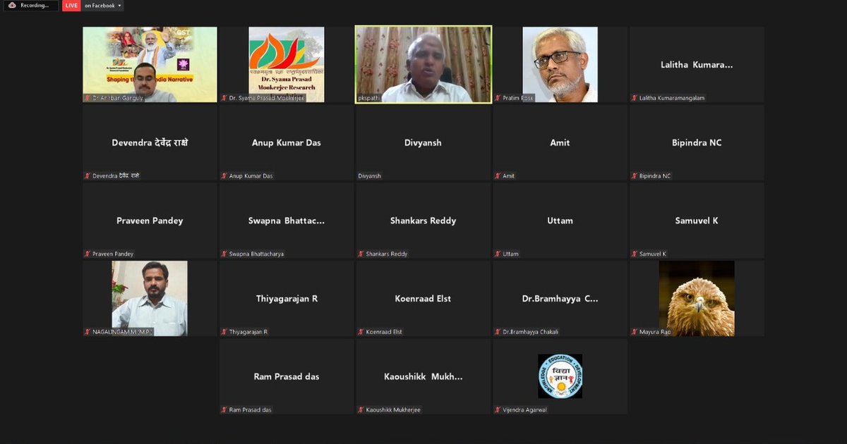 spmrfoundation's tweet photo. Shri @pkspathi (Director, Indian Economic &amp; Cultural Centre and State VP, BJP Tamil Nadu) speaking on "#MSMEs : The Foundation of New India" at a discussion on "Shaping the #NewIndia Narrative"
#SevaSamarpan
#7yearsofModiGovt 
#7yearsofSeva https://t.co/DH8OQkEhiC