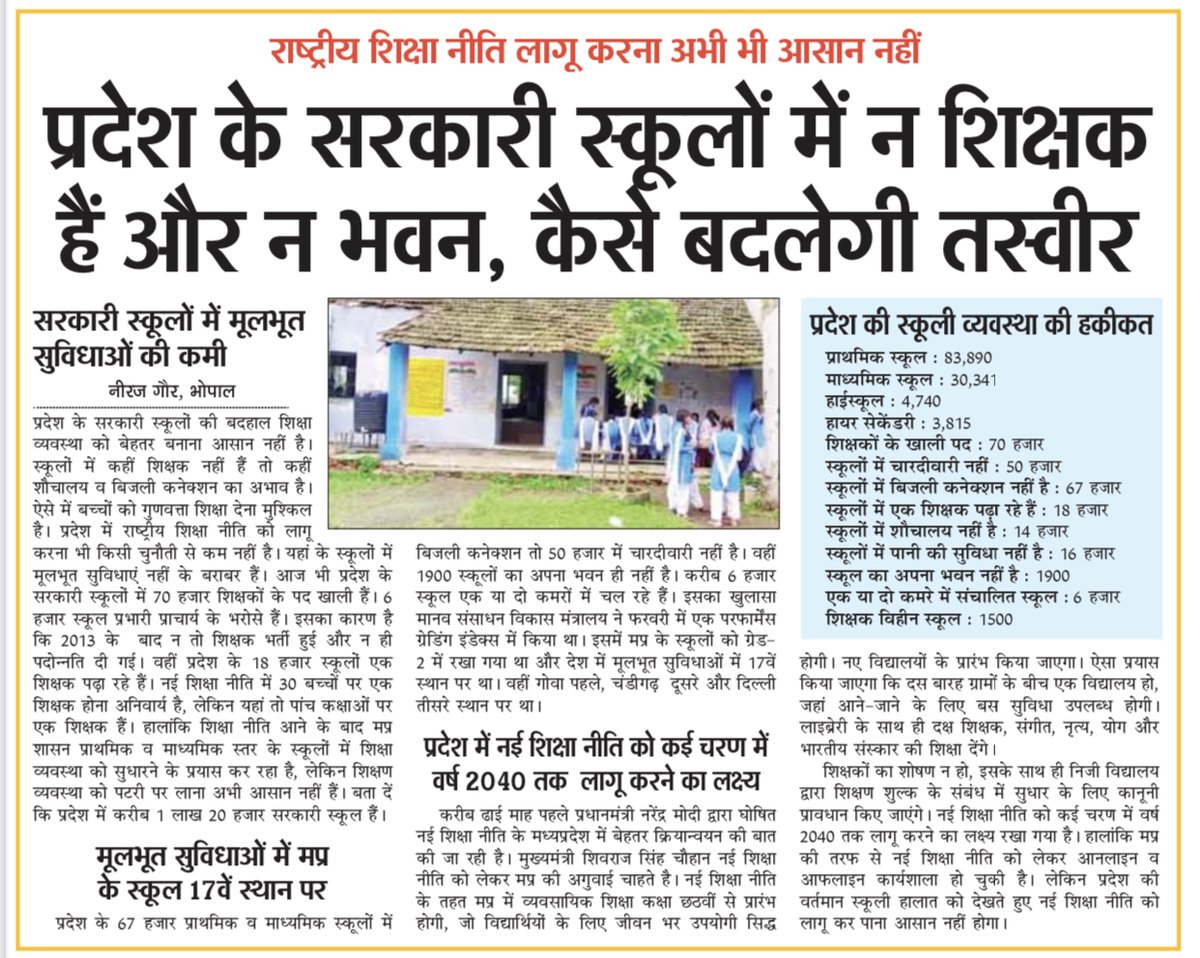 #चयनित_शिक्षकों_पर_दया_करो_MPHC
बहुत हो गई चयनित शिक्षकों परमार अब तो फैसला दे सरकार स्कूलों की हालत खराब है क्या व्यवस्था है अब  और मध्य प्रदेश को  कितने गड्ढे कितने गहरे गड्ढे पर पहुंचाना चाहती है सरकार
<a href="/ChouhanShivraj/">Shivraj Singh Chouhan</a>  <a href="/schooledump/">School Education Department, MP</a>  <a href="/ZeeMPCG/">Zee MP-Chhattisgarh</a>  <a href="/ndtv/">NDTV</a>  <a href="/mphighcourt/">HIGH COURT OF M.P</a>  <a href="/jitupatwari/">Jitendra (Jitu) Patwari</a>