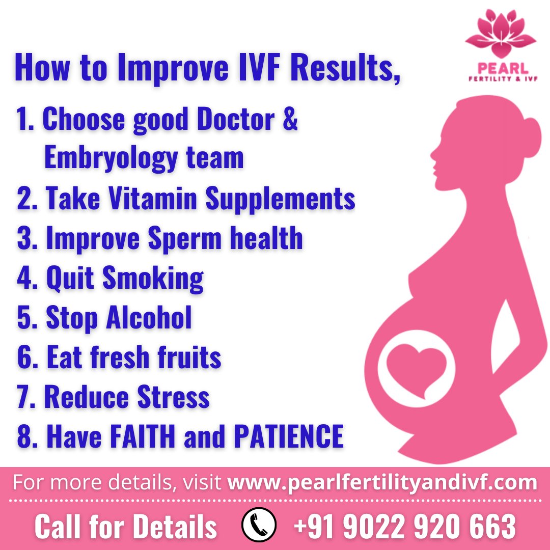 and_ivf's tweet photo. IVF results depends upon multiple factors and each factor plays vital role..Most important factors are mentioned below..
#IVF #iuitreatment #ivfsuccess #IVF #ivfsupport #reproductivehealth #infertility #fertility #fertilitytreatment ..
Talk to us for more details... https://t.co/FeABUypoHF