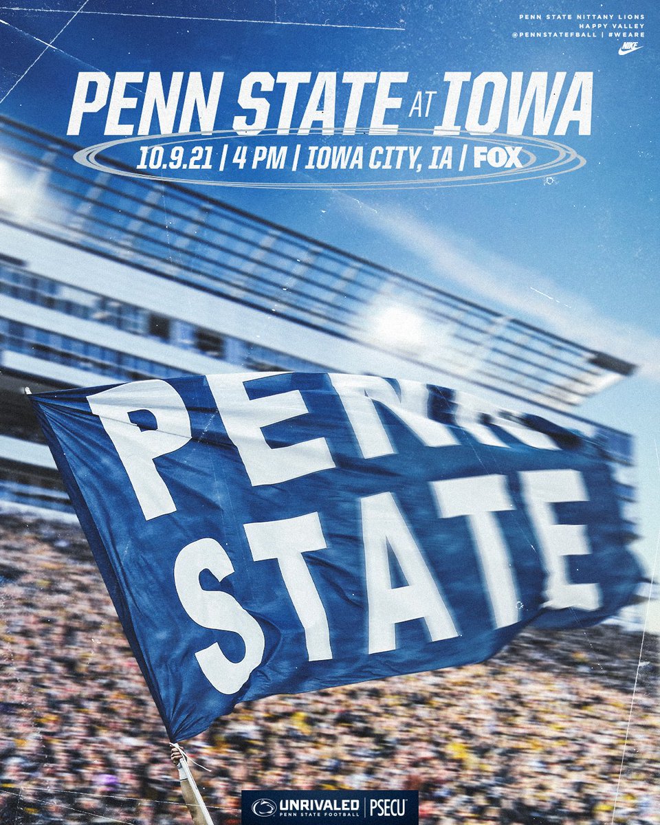 Up Next ⏭️ Iowa City

#WeAre