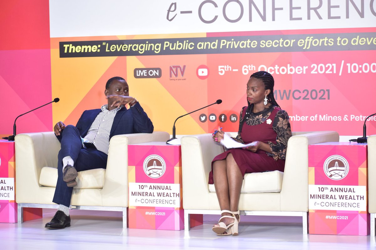 AshabaA's tweet image. Day 2 and closing of @UgandaChamber #MWC2021 
Great deliberations around how minerals contribute to Industrialisation and linkages into other sectors 
Final session on artisanal and small scale miners - Formalization and economic activity 
Thank you all for tuning in
