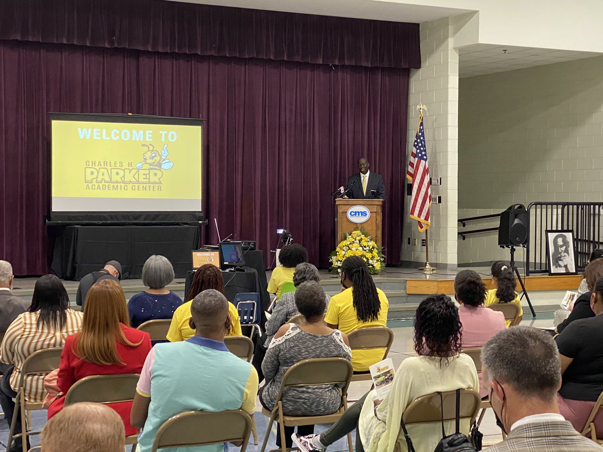 CMSSupt's tweet photo. It was truly an honor to speak at the renaming ceremony for @ParkerAC_CMS this morning. https://t.co/4BBkUI2vzm