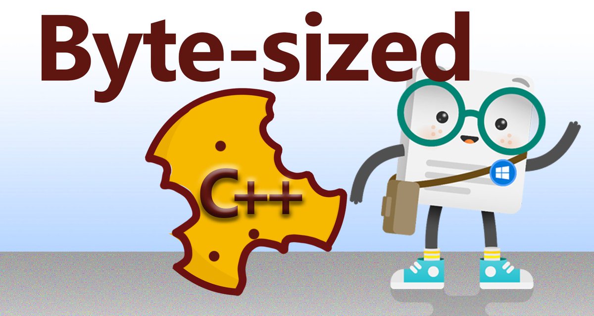 WindowsDocs's tweet photo. Take one bite per day for a shallow on-ramp to ISO Standard C++, C++/WinRT, and programming with C++ and the Windows App SDK.

Day #71. Naming conventions (snakje_case)

https://t.co/Lw7netNfPE

#Windows
#Learn
#ByteSizeCpp https://t.co/k0A1zA5D7i